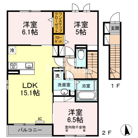 モン.ソレイユの間取り