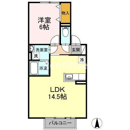 シエルコートⅢの間取り