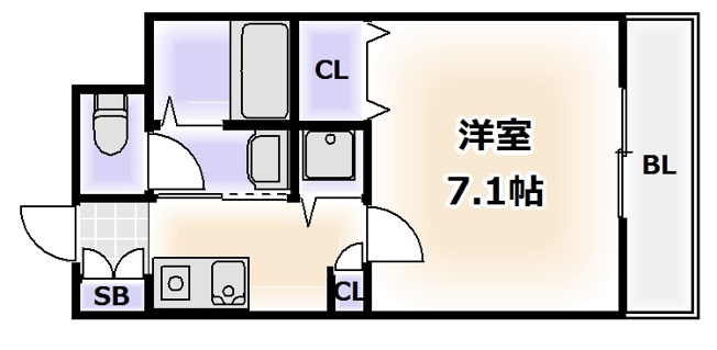 【間取り】 | エステムコート難波IIアレグリア