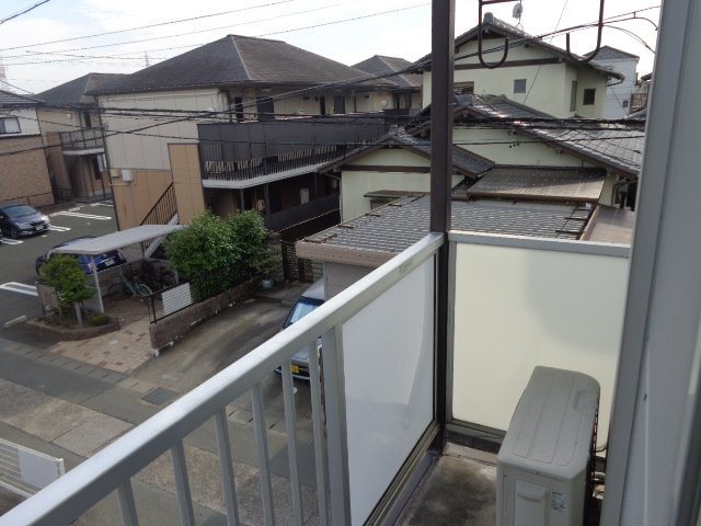 カクサン第2コーポのバルコニー