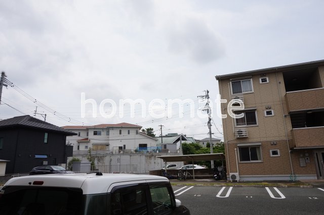 熊本市東区保田窪３丁目のアパートの展望
