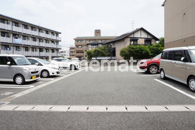 熊本市東区保田窪３丁目のアパートの駐車場