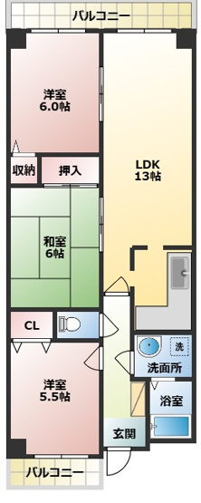 【間取り】 | グリーンパークコート
