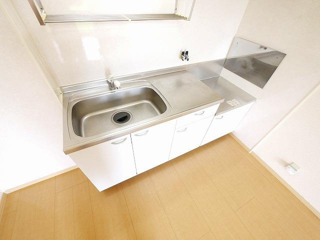 サンハイム櫟本のキッチン|きれいなキッチンです