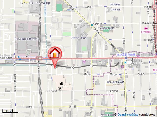 F’sFLATS（エフズフラッツ）の地図
