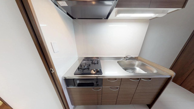 【キッチン】 | THE　SQUARE　Platinum　 Residence | 同タイプの室内写真です。現況を優先させて頂きます。