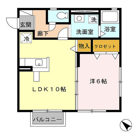 【間取り】 | タウンコートカレラ