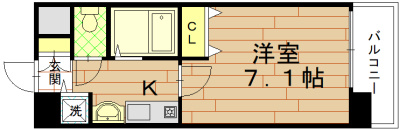 プレサンス京都神宮道の間取り