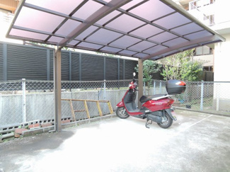 【その他共用部分】 | バイク置場です。