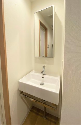 「防音マンション」ハーモニーグラシア大山の独立洗面台|独立洗面台