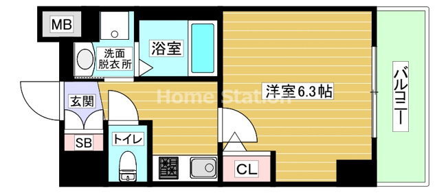 【間取り】 | エステムコート梅田北Ⅱゼニス