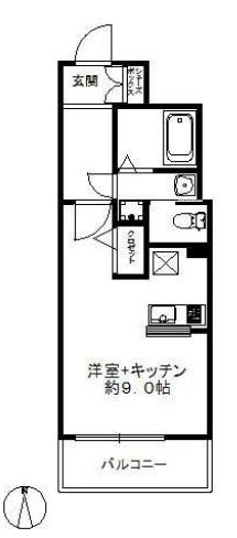 スワンズシティ新大阪の間取り