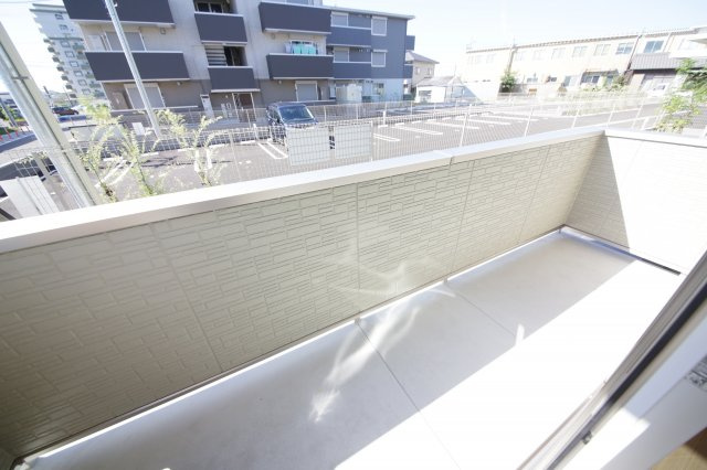 エスペランサ旭D棟のバルコニー
