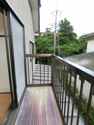 大網白里市上谷新田貸家のバルコニー