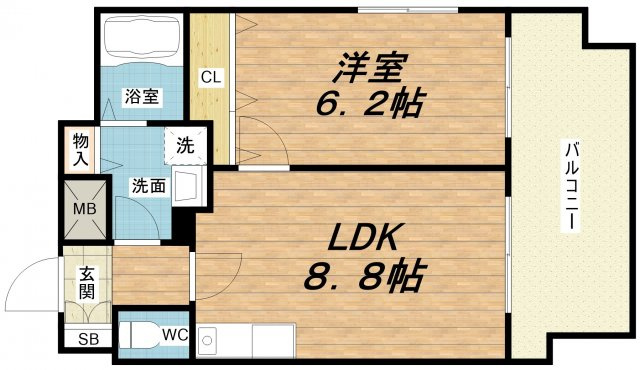 【間取り】 | サムティ中之島公園南