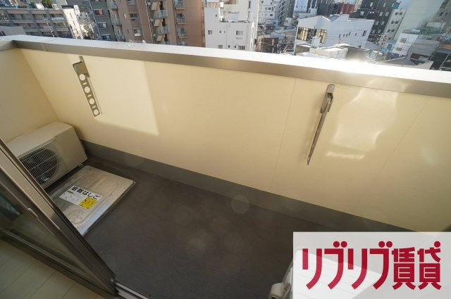 ヒルズ要町のバルコニー
