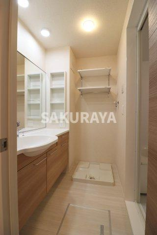 プチフルールの洗面所|2021年撮影。現況と異なる場合がございます。