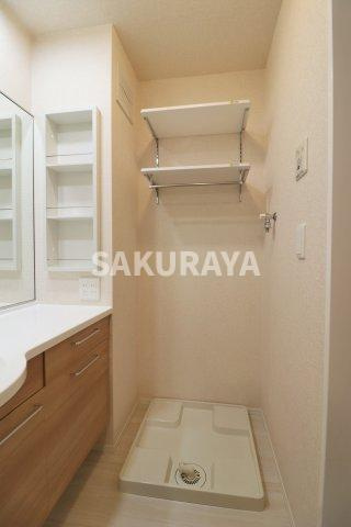 プチフルールの洗面所|2021年撮影。現況と異なる場合がございます。