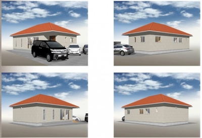 【外観パース】 | 真壁売土地