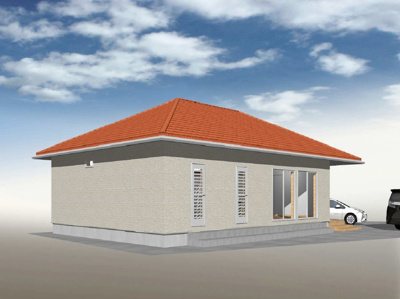 【外観パース】 | 真壁売土地