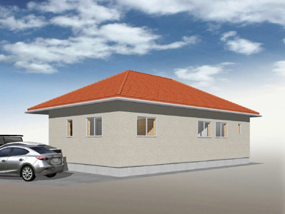 【外観パース】 | 真壁売土地