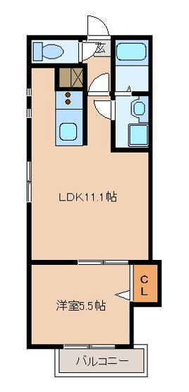 【間取り】 | リテラ箱崎南Ⅰ