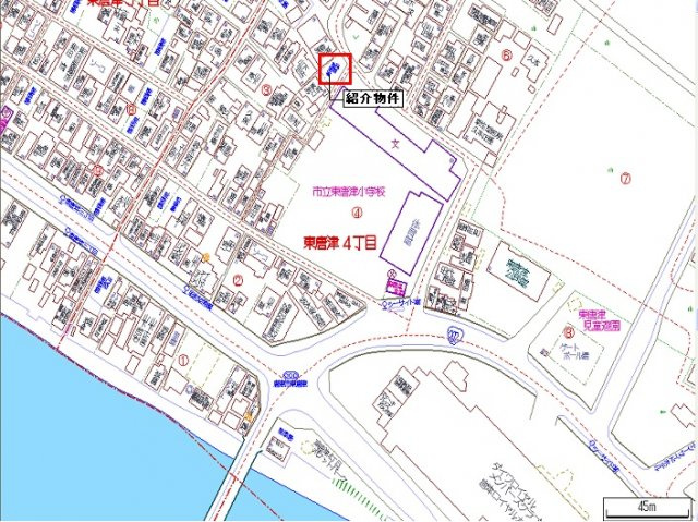大石駐車場の地図