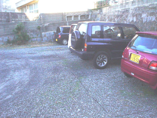 大石駐車場の外観