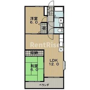 川村ハイツの間取り