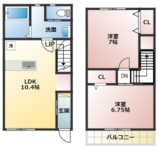 【間取り】 | Felice Ⅲ