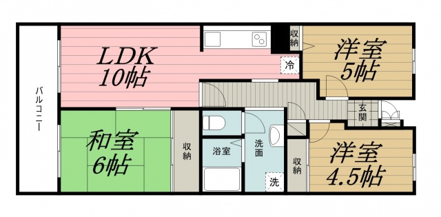 アンリベールⅡの間取り