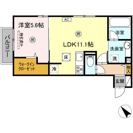 Eterno de sage(エテルノデサージュ)の間取り