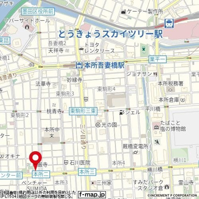 【地図】 | プレール・ドゥーク本所吾妻橋