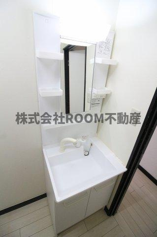 クローバーⅢの洗面所|使いやすい洗面所です
