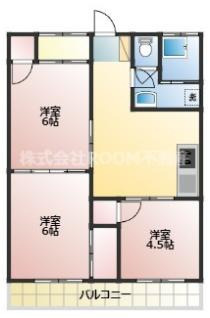 クローバーⅢの間取り