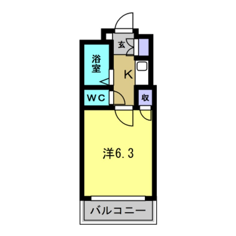 コーポYOU　A棟の間取り