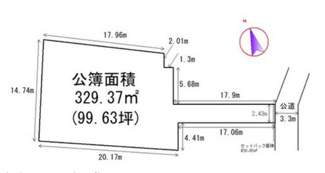 【土地図】 | 野洲市吉川　売土地