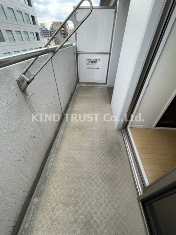 Ciel・D東梅田のバルコニー|暖かな日差しのふりそそぐバルコニー