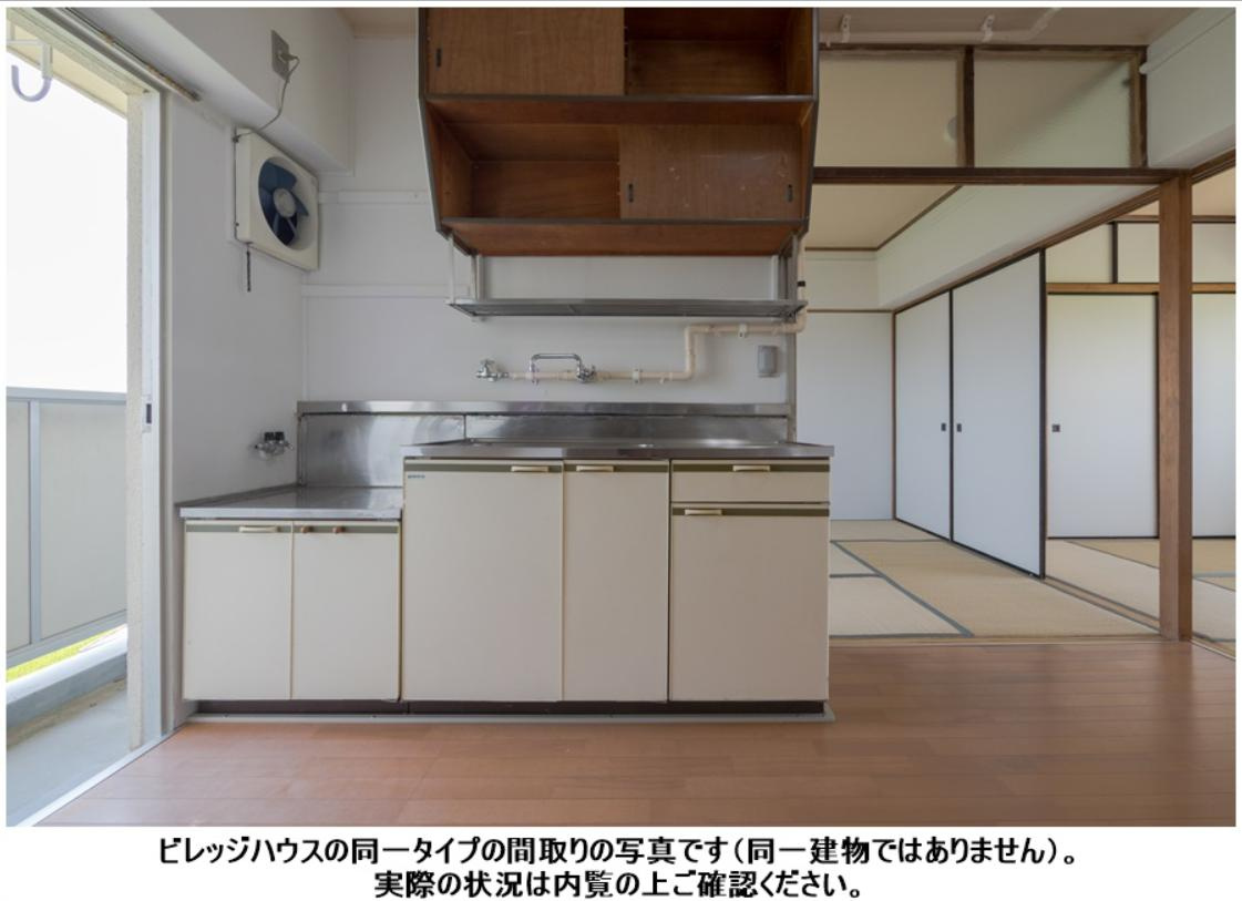 ビレッジハウス境港第二1号棟のキッチン|イメージ写真