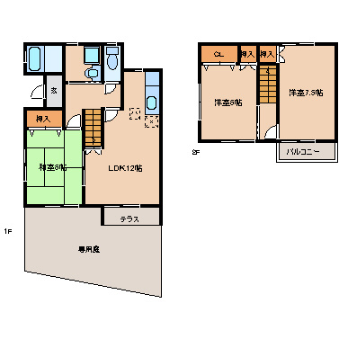 サンフィールドの間取り