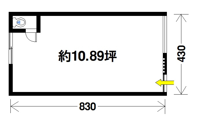 州見台7丁目店舗の間取り