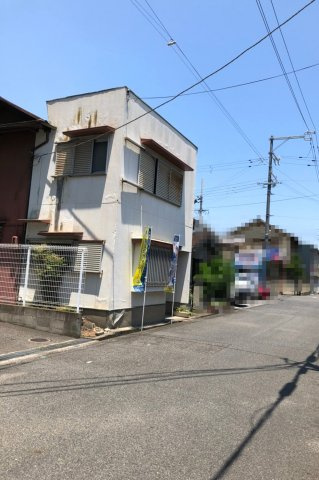 岸和田市野田町1丁目　土地の前面道路含む現地写真|南東向き！前面道路　約6ｍの公道
