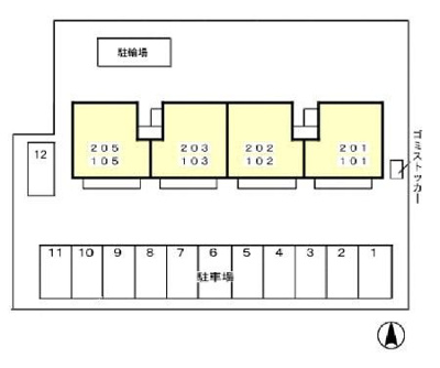 【区画図】 | ノーブルタウン弐番館