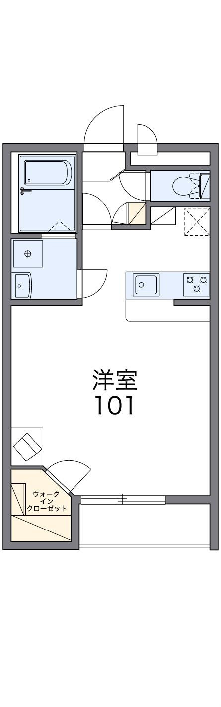 レオパレス大阪狭山IIの間取り