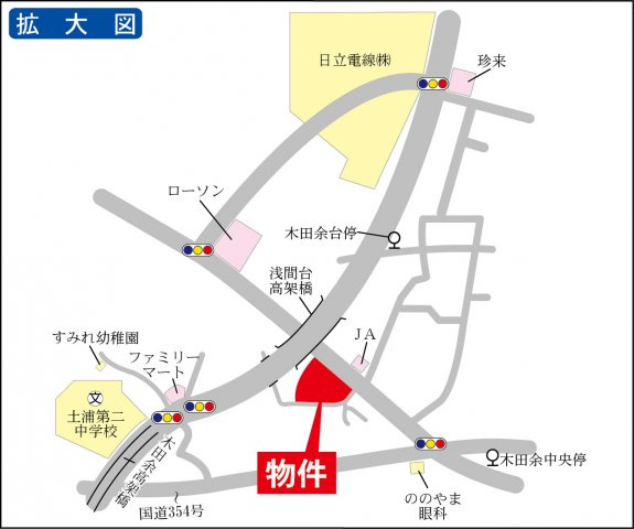 【地図】 | 木田余貸地