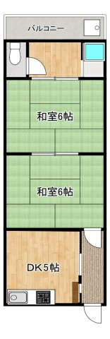 清水ハイツの間取り