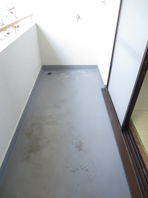 植田マンションのバルコニー
