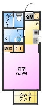 カモミールの間取り|独立洗面化粧台完備♪