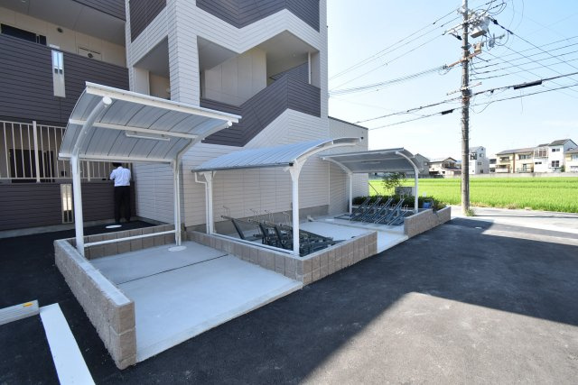 ドミール長岡京のその他共用部分|駐輪場