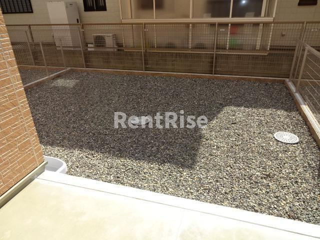 ルミエールウエストの庭|専用庭